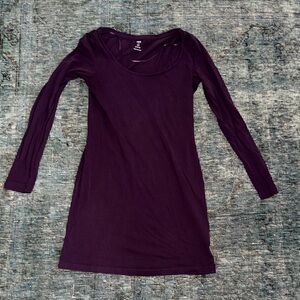 H&M Purple Long Sleeve Dress